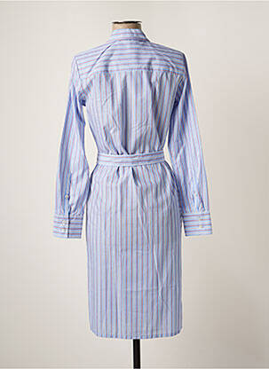 Robe mi-longue manches longues manches longues bleu COMPTOIR DES COTONNIERS femme
