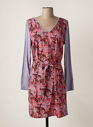 Robe courte manches longues manches longues violet LA FIANCEE DU MEKONG femme