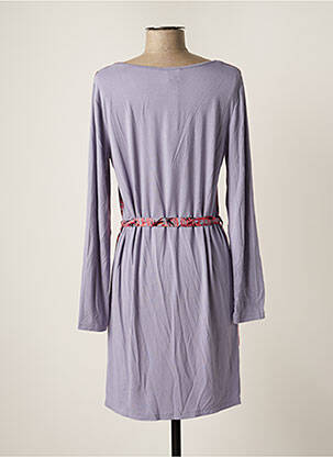Robe courte manches longues manches longues violet LA FIANCEE DU MEKONG femme
