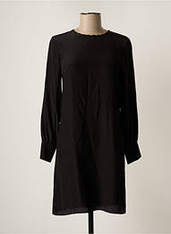 Robe courte manches longues manches longues noir COMPTOIR DES COTONNIERS femme