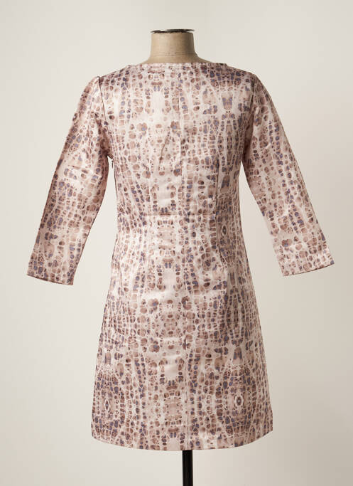 Robe courte beige VICTORIO & LUCCHINO pour femme