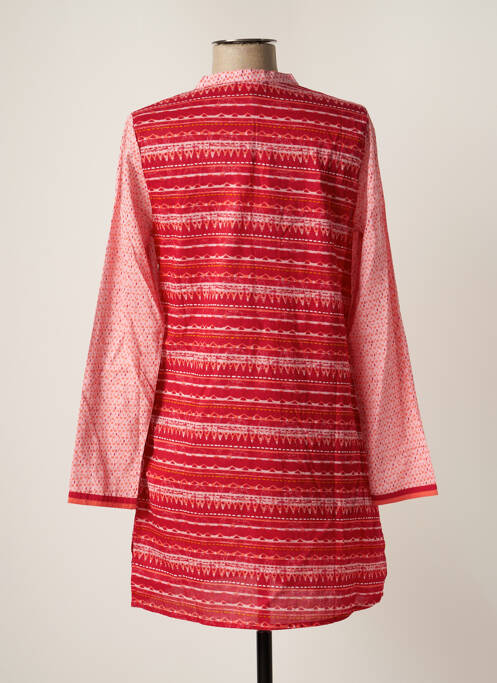 Tunique manches longues rouge LA FIANCEE DU MEKONG pour femme