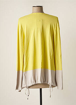 Veste casual manches longues jaune ELENA MIRO femme
