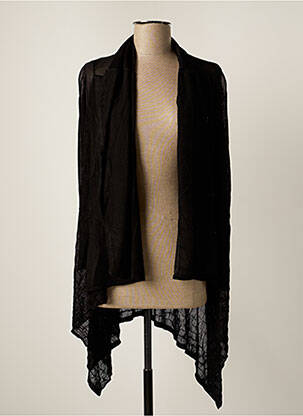 Gilet manches longues stretch noir ANNE FONTAINE femme