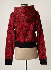 Sweat-shirt à capuche rouge SCHOTT pour femme seconde vue