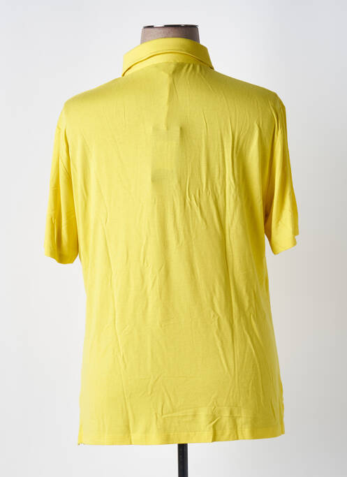Polo stretch manches courtes jaune ELENA MIRO femme