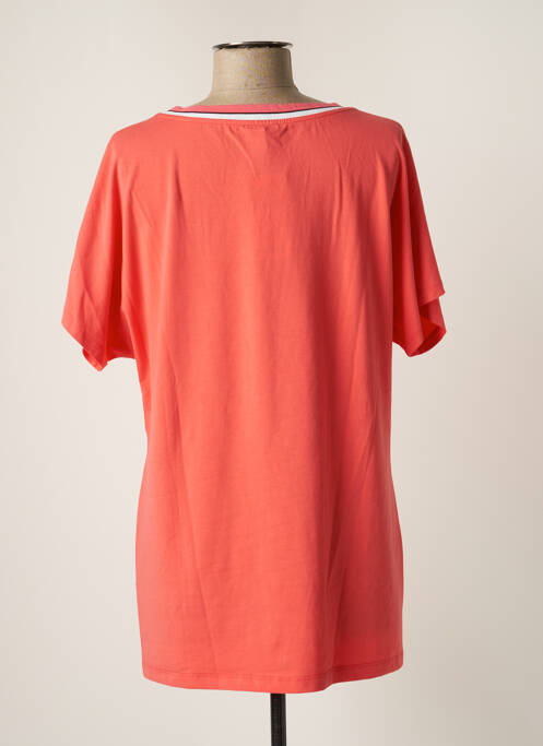 T-shirt orange ELENA MIRO pour femme