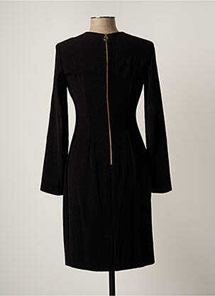 Robe mi-longue manches longues manches longues noir TRUSSARDI JEANS femme
