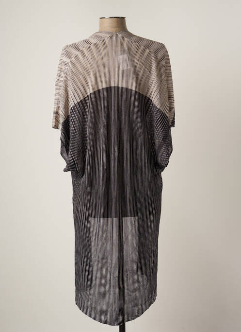 Gilet manches courtes gris ELENA MIRO pour femme