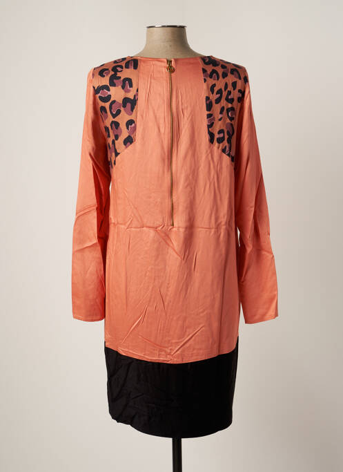 Robe mi-longue orange TRUSSARDI JEANS pour femme