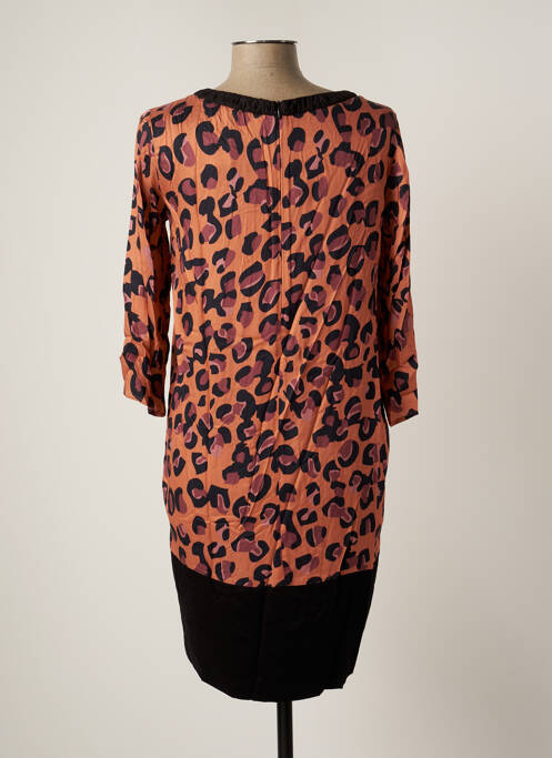 Robe mi-longue orange TRUSSARDI JEANS pour femme