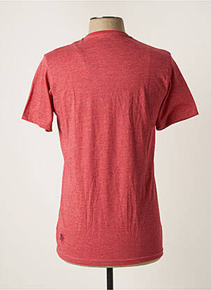 T-shirt coupe droite manches courtes rouge TOM TAILOR homme