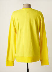 Sweat-shirt jaune SCHOTT pour homme seconde vue