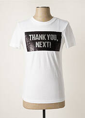 T-shirt blanc TOM TAILOR pour homme seconde vue