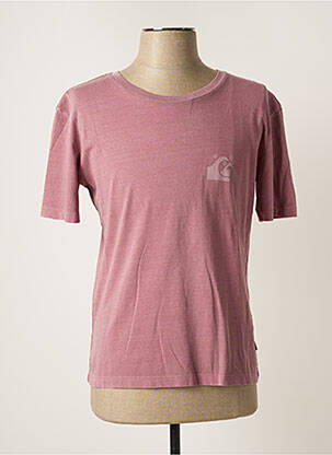 T-shirt rose QUICKSILVER pour homme