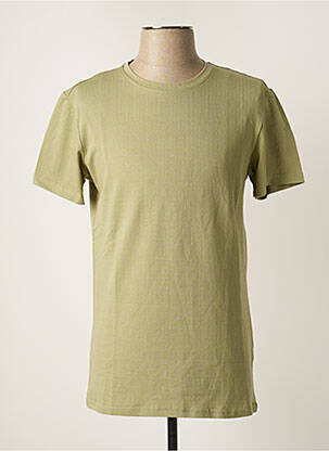 T-shirt vert TERANCE KOLE pour homme