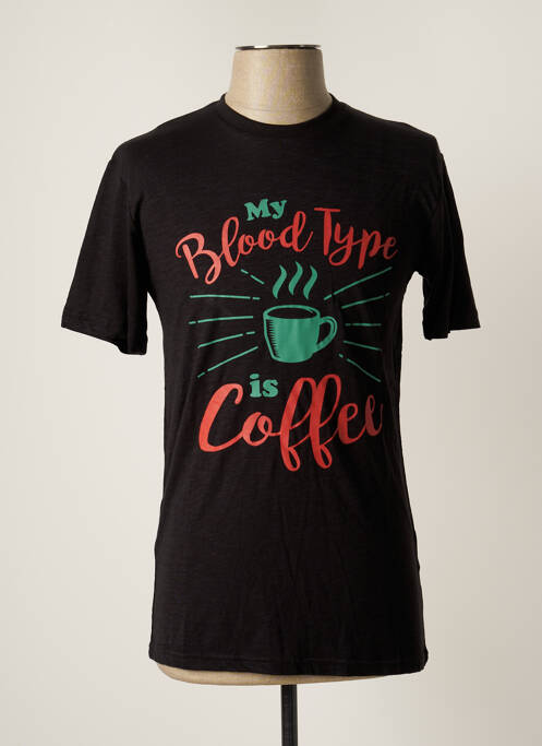T-shirt coupe droite manches courtes noir TOM TAILOR homme