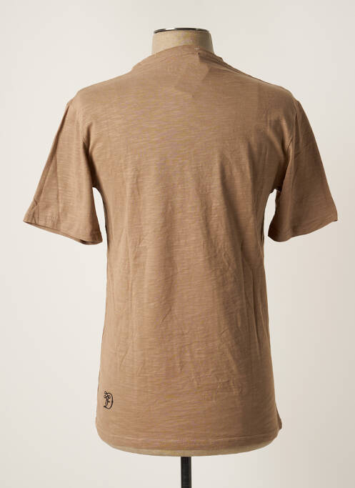 T-shirt marron TOM TAILOR pour homme