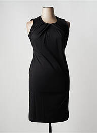 Robe mi-longue sans manche sans manche noir TRUSSARDI JEANS femme