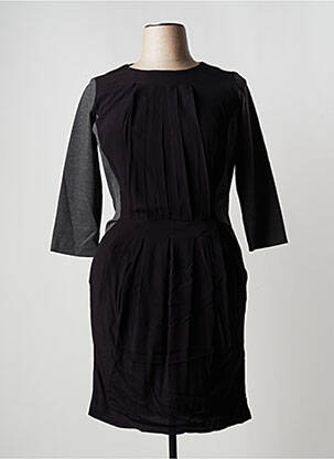 Robe mi-longue manches 3/4 manches 3/4 gris TRUSSARDI JEANS femme