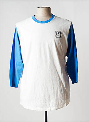 T-shirt coupe cintrée manches 3/4 blanc L1 PREMIUM GOODS homme