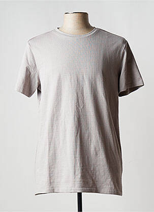 T-shirt gris TERANCE KOLE pour homme