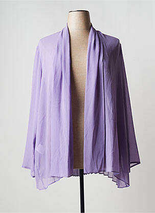 Veste casual violet ELENA MIRO pour femme