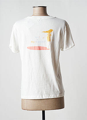 T-shirt imprimé fantaisie manches courtes blanc ROXY femme