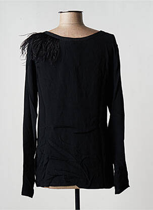 Top coupe cintrée manches longues noir TRUSSARDI JEANS femme