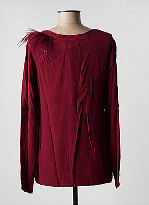 Top coupe cintrée manches longues violet TRUSSARDI JEANS femme
