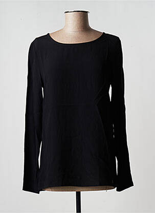 Top coupe cintrée manches longues noir TRUSSARDI JEANS femme