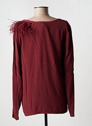 Top coupe cintrée manches longues violet TRUSSARDI JEANS femme