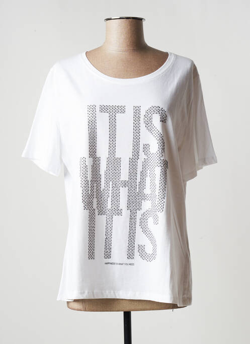 T-shirt blanc ELENA MIRO pour femme