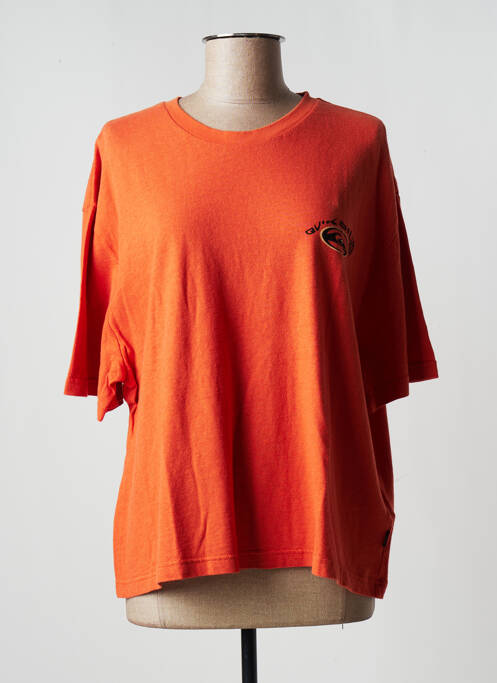 T-shirt orange QUICKSILVER pour femme