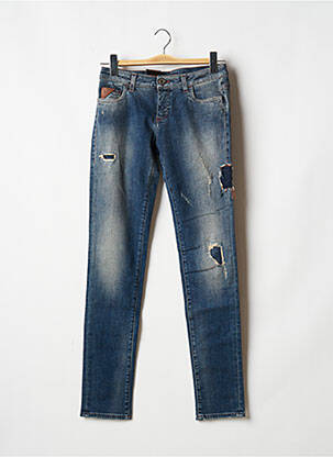 Jeans coupe slim slim taille normale bleu TRUSSARDI JEANS femme