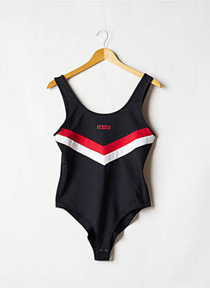 Body effet matière satinée sans manche noir LEVI'S femme