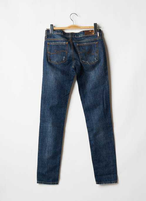 Jeans coupe slim slim taille basse bleu TRUSSARDI JEANS femme