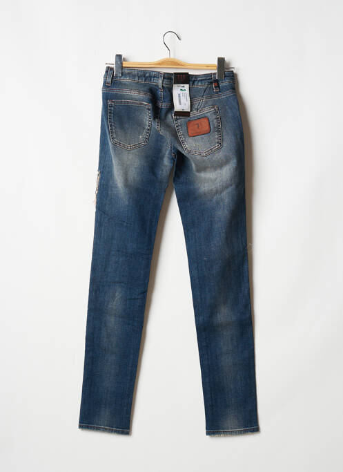 Jeans coupe slim bleu TRUSSARDI JEANS pour femme