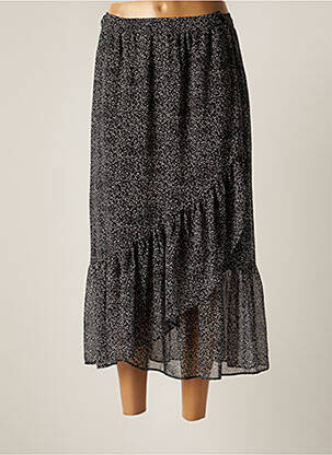 Jupe longue coupe asymétrique noir BURTON femme