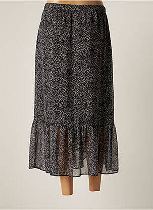 Jupe longue coupe asymétrique noir BURTON femme
