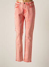 Pantalon slim skinny taille haute rouge TRUSSARDI JEANS femme
