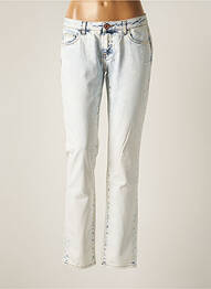 Jeans coupe slim slim taille basse bleu TRUSSARDI JEANS femme