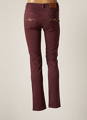 Pantalon slim stretch taille normale rouge TRUSSARDI JEANS femme