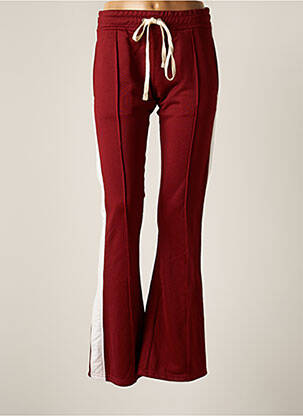 Jogging taille haute taille haute rouge SWEET PANTS femme
