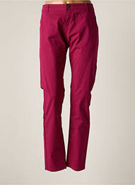 Pantalon slim stretch taille normale rose LA FIANCEE DU MEKONG femme