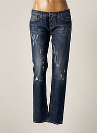 Jeans coupe slim slim taille basse bleu TRUSSARDI JEANS femme
