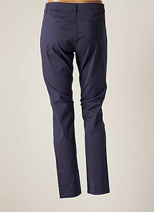 Pantalon chino tissage popeline taille normale bleu LA FIANCEE DU MEKONG femme