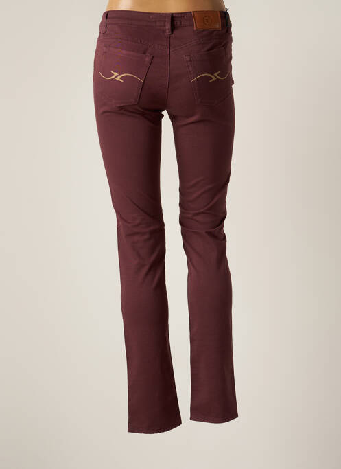Pantalon slim rouge TRUSSARDI JEANS pour femme