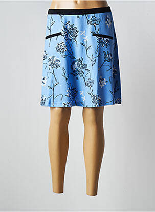 Jupe courte taille haute bleu LA FIANCEE DU MEKONG femme