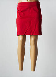 Jupe courte fermeture zip latéral rouge LA FIANCEE DU MEKONG femme